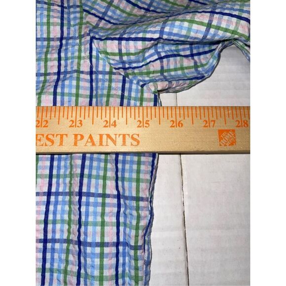 Austin Reed Men's Multicolor Casual Short‎ Sleeve Shirt Size L A18 - Picture 5 of 6